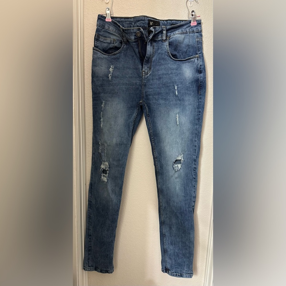 Waimea Men’s Distressed Skinny Fit Jeans